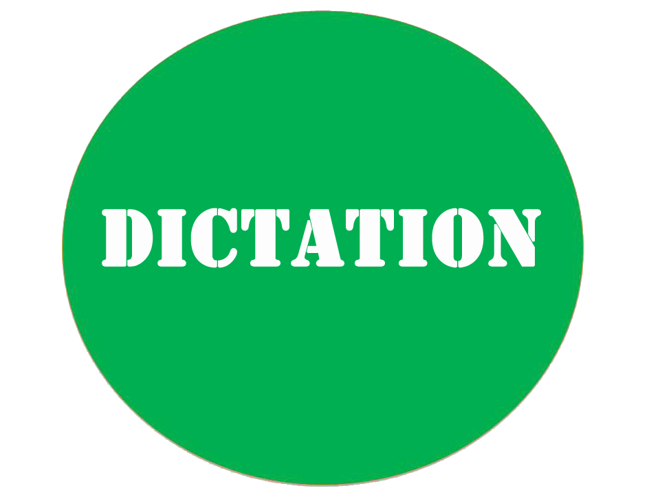 dictation